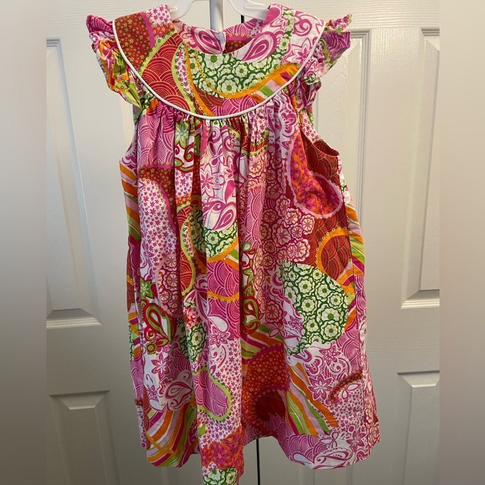 Southern Sunshine Kids Colorful Cotton Dress Size 4T